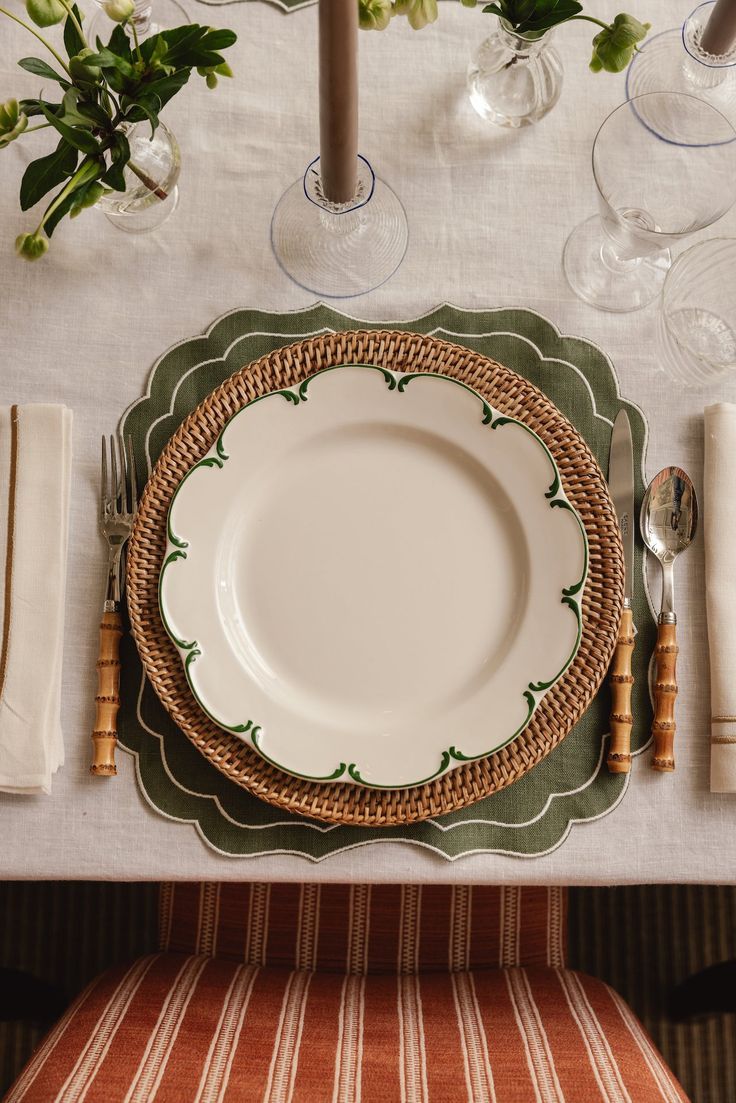 Centerpiece bowls displayed on an elegant table