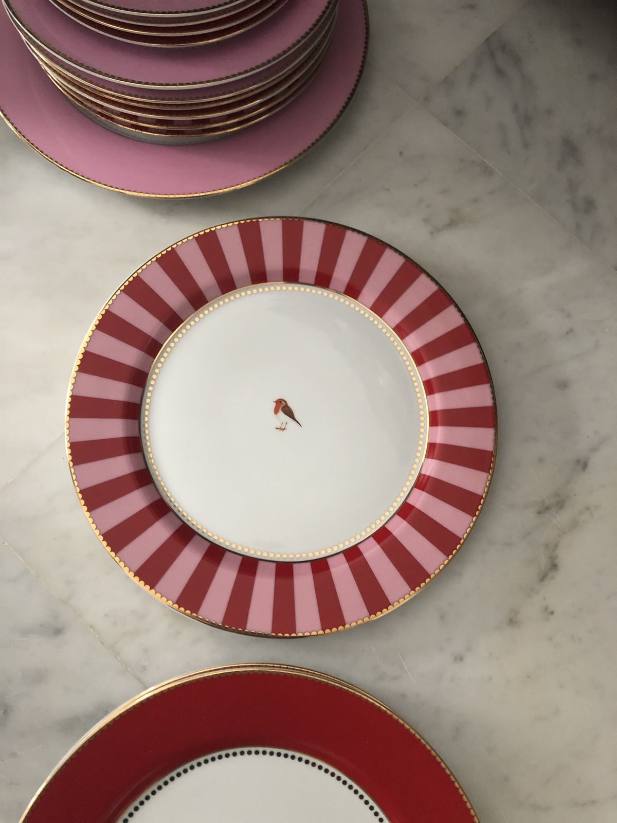 Close view of carefully selected tableware