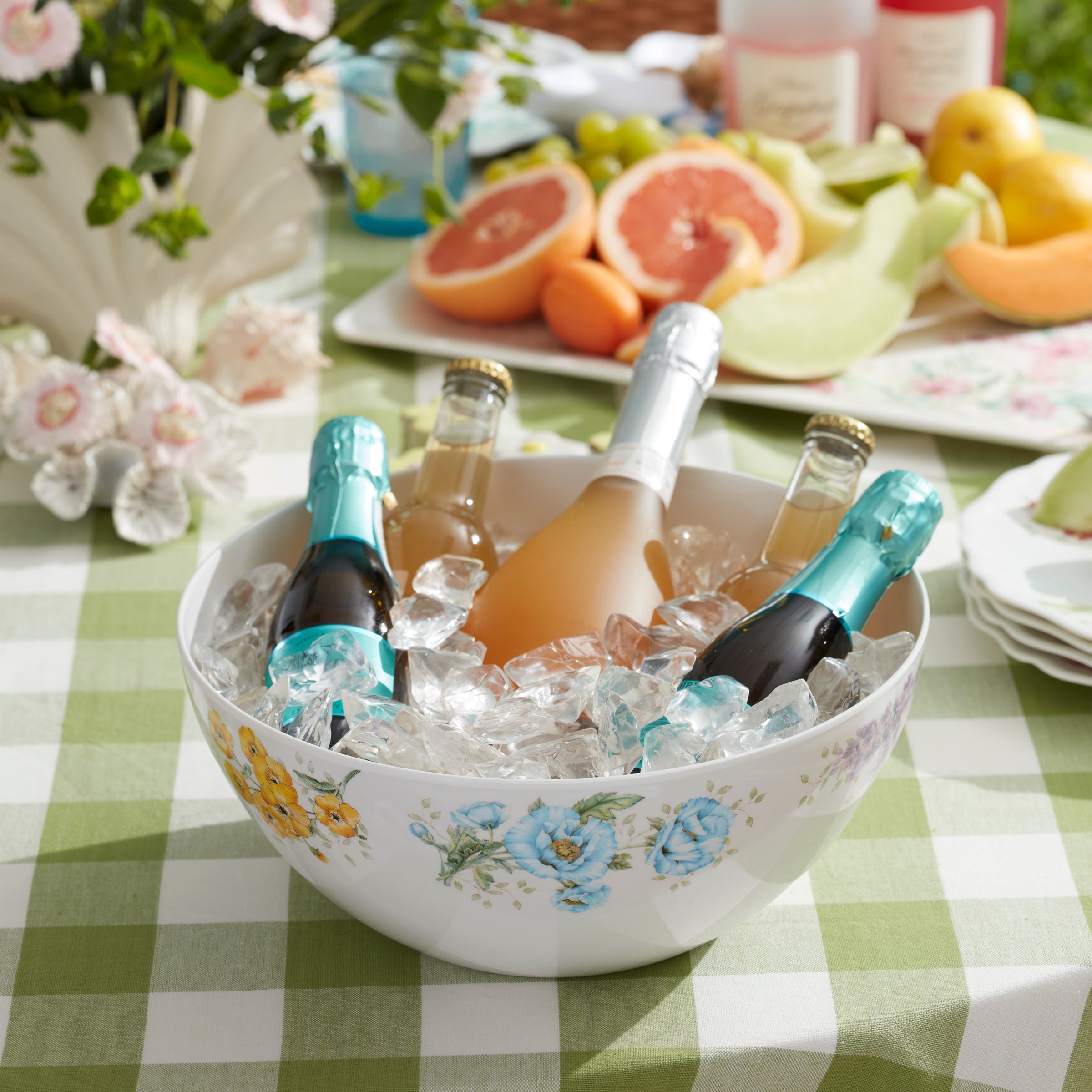 Melamine Garden Large Serving Bowl - Image 3